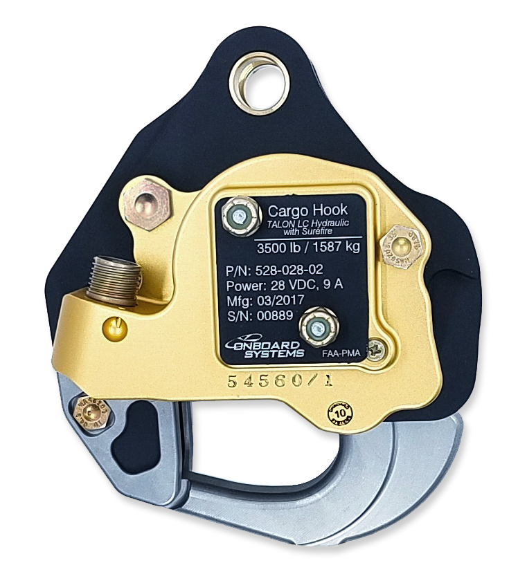 Onboard Systems Bell 407 Cargo Hook Kits with Surefire Option Certified by FAA