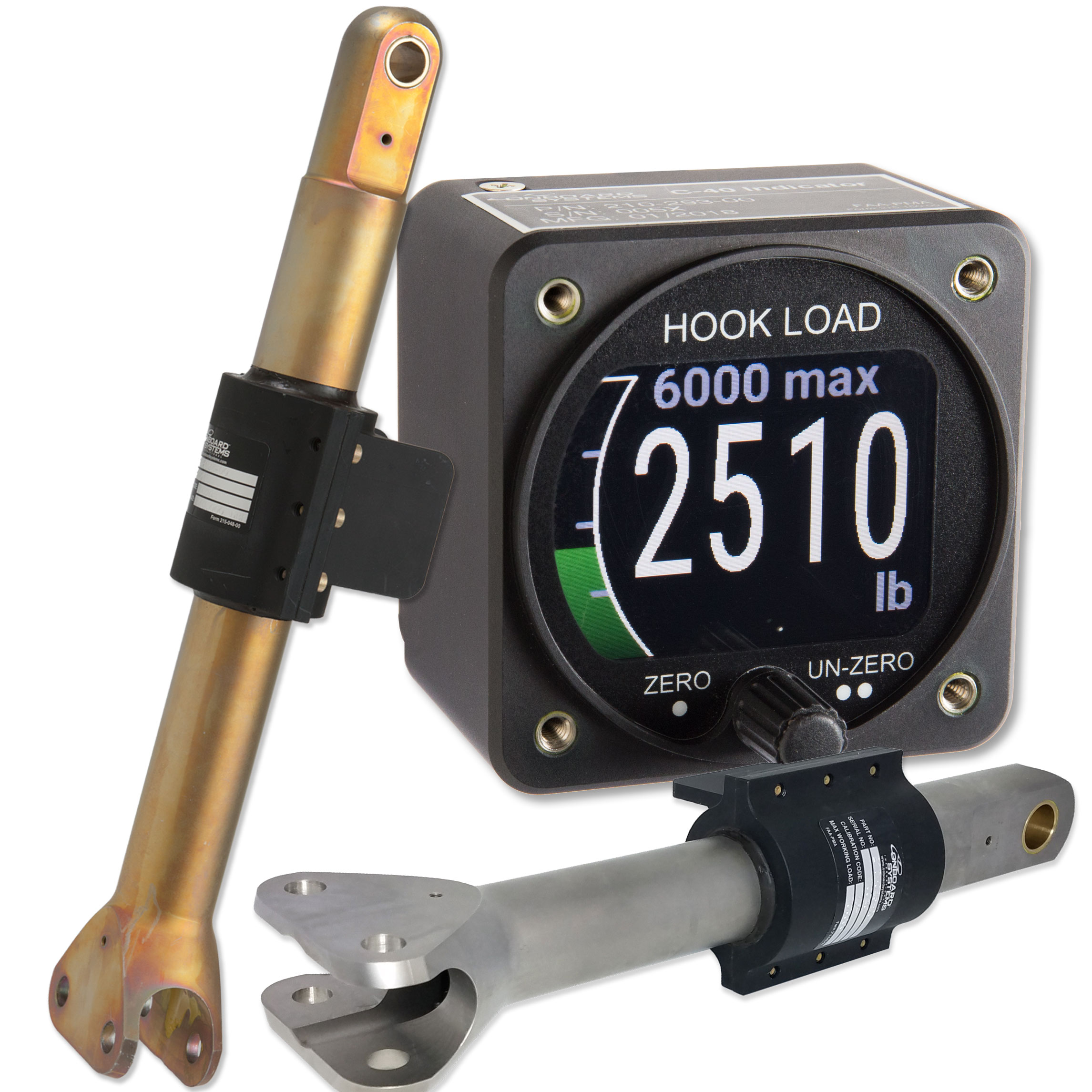 Onboard Systems Weighing Kit with C-40 Cockpit Indicator for Puma & Super Puma Certified 